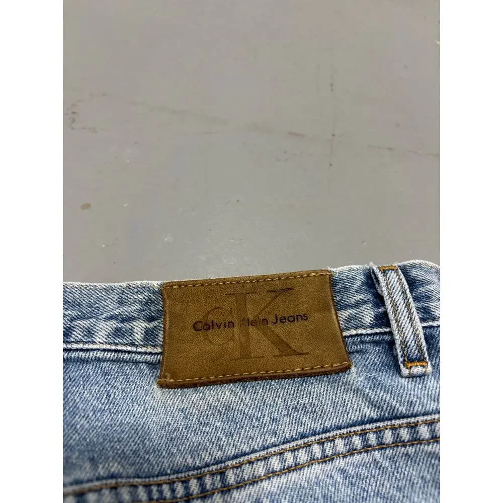 Vintage Calvin Klein Jeans 90s Baggy Loose Fit Blue Denim‎ Men's 34x30